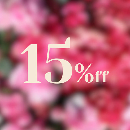 Especial Primavera | 15% Desconto Direto