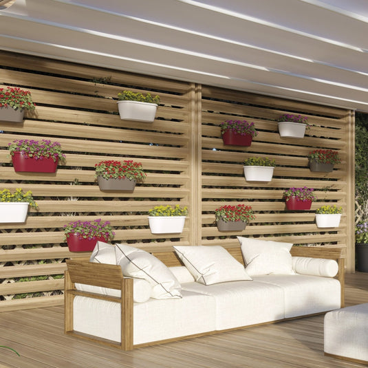 Vasos e floreiras para parede