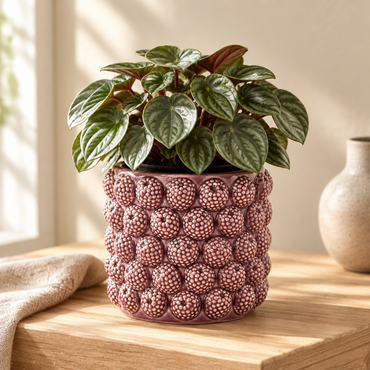 Vaso de Cerâmica Framboesa