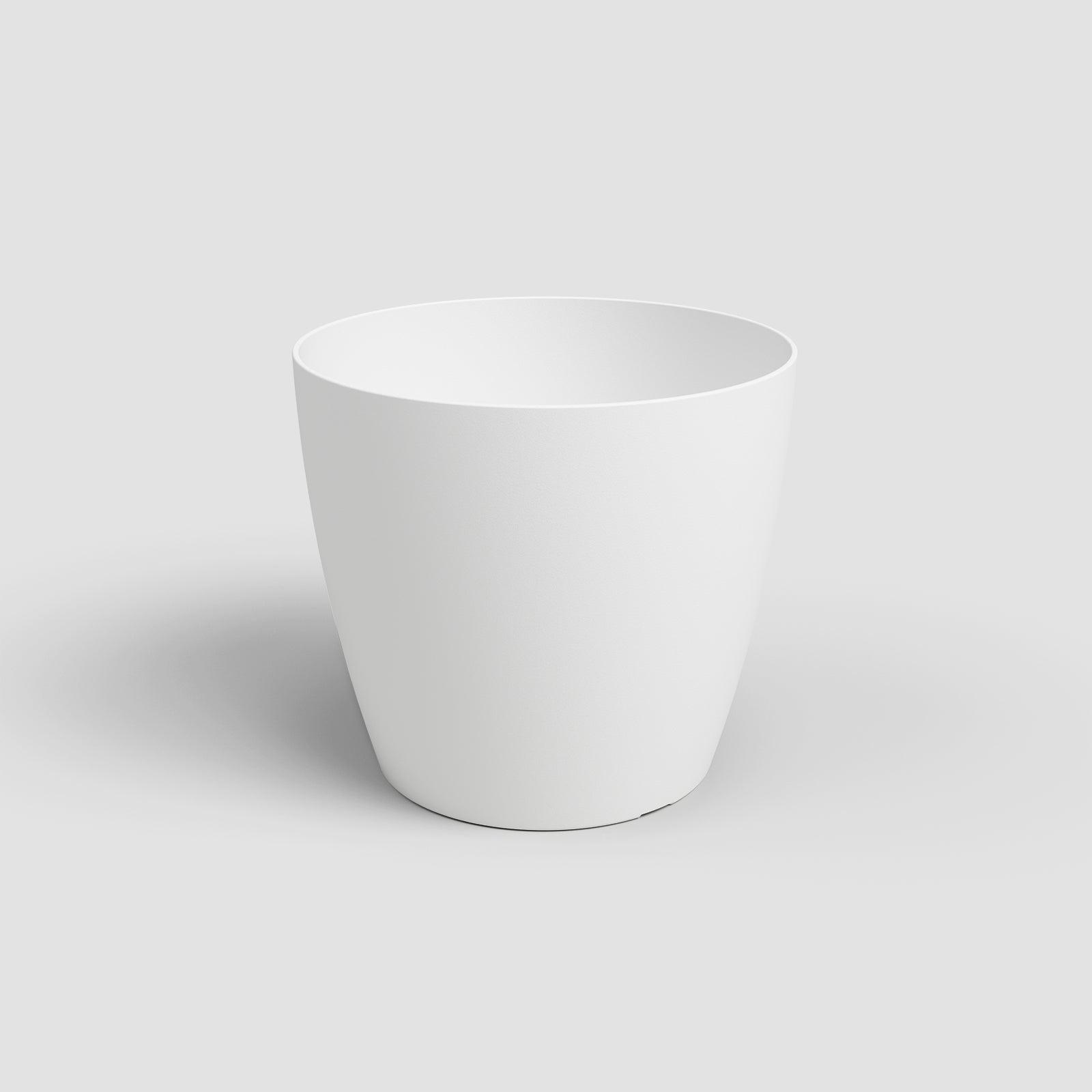 vaso de plástico reciclado reciclável san remo matte branco artevasi