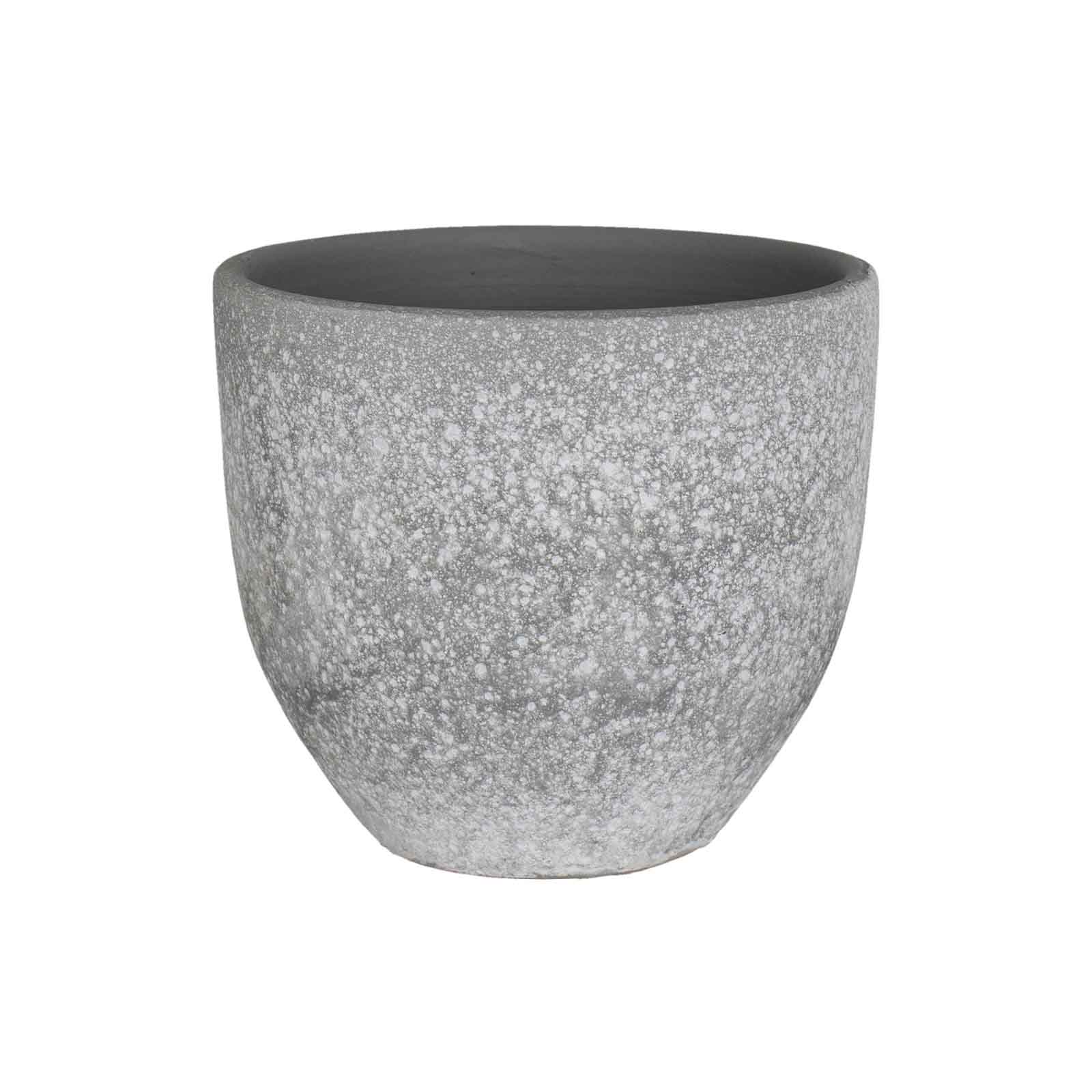 vaso ceramica hestia cinza granito 20